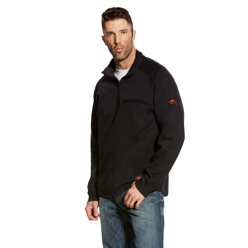 Ariat FR Rev 1/4 Zip Top - Black  from Columbia Safety